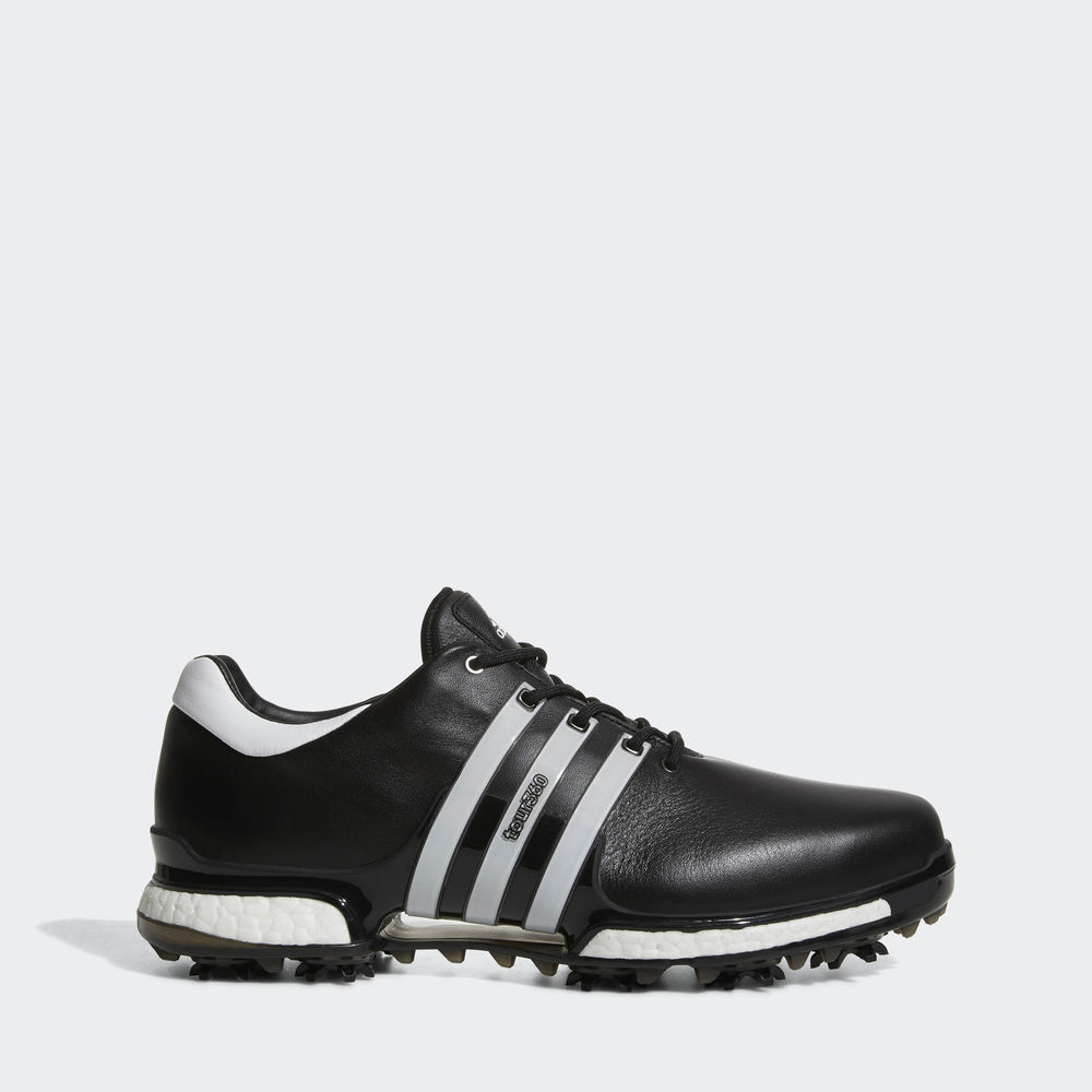 Adidas Tour360 Boost 2.0 - παπουτσια γκολφ ανδρικα - Μαυρα/Ασπρα,Μέγεθος: EU 36 – 54 2/3 (559YKSDW)